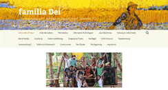 Desktop Screenshot of familiadei.org